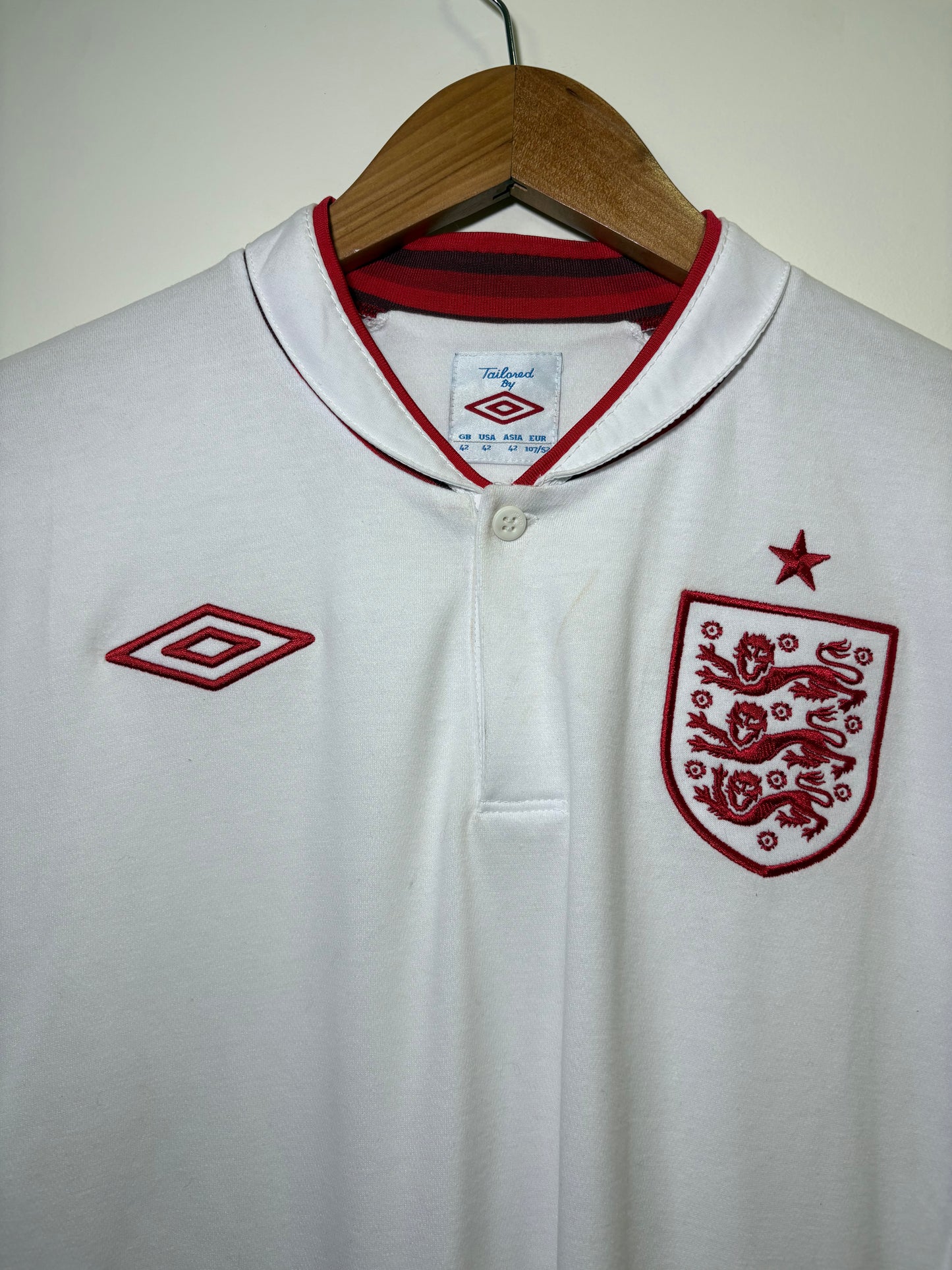 England 2012 Original Home Jersey by Umbro