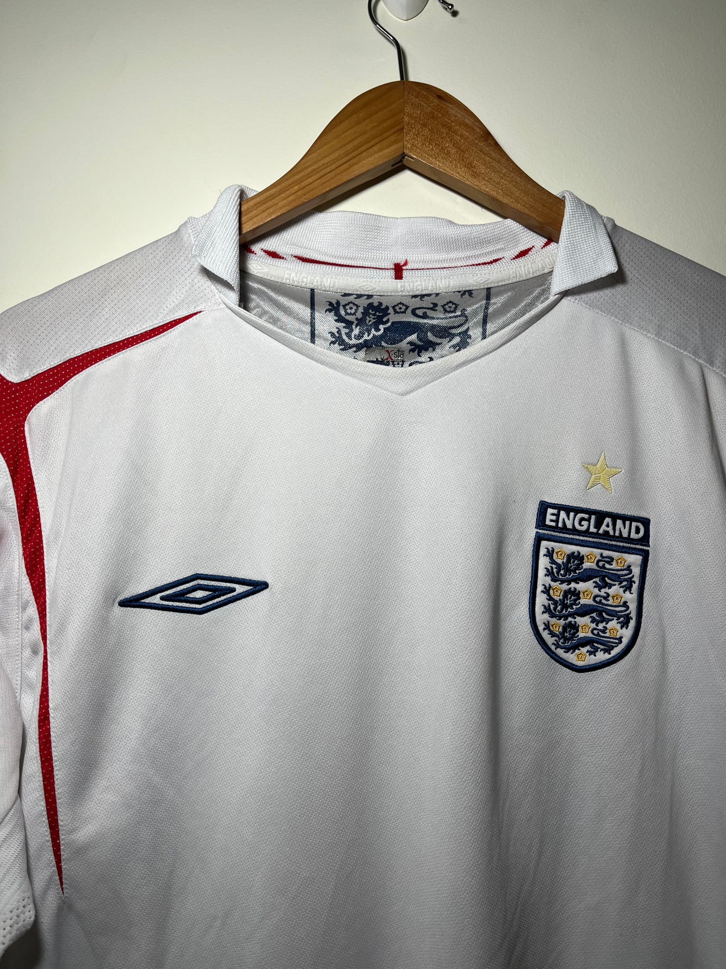 England Umbro 2005 Home Retro Jersey