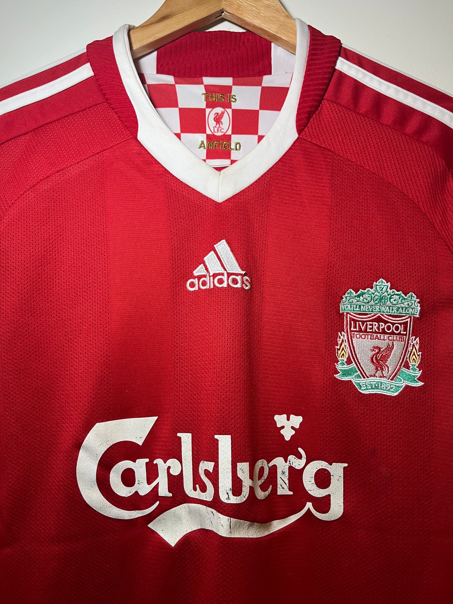 Liverpool Home 2008-09 Full sleeves Gerrad Jersey
