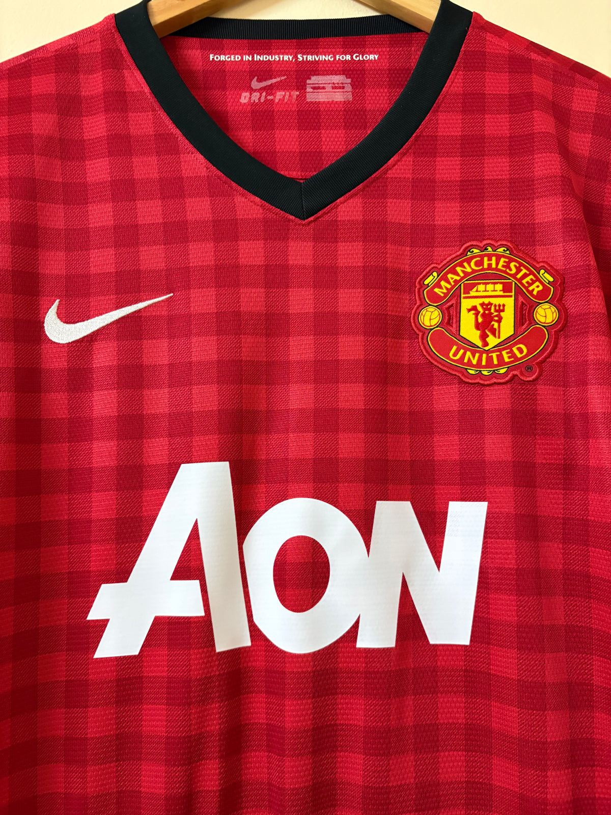 V.Persie x Manchester United 2012-13 Home(Rare)-XL