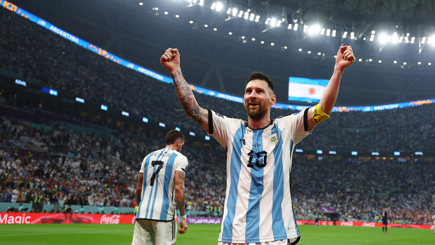 Argentina x Messi 2022 FIFA World Cup Winner Jersey(Rare)