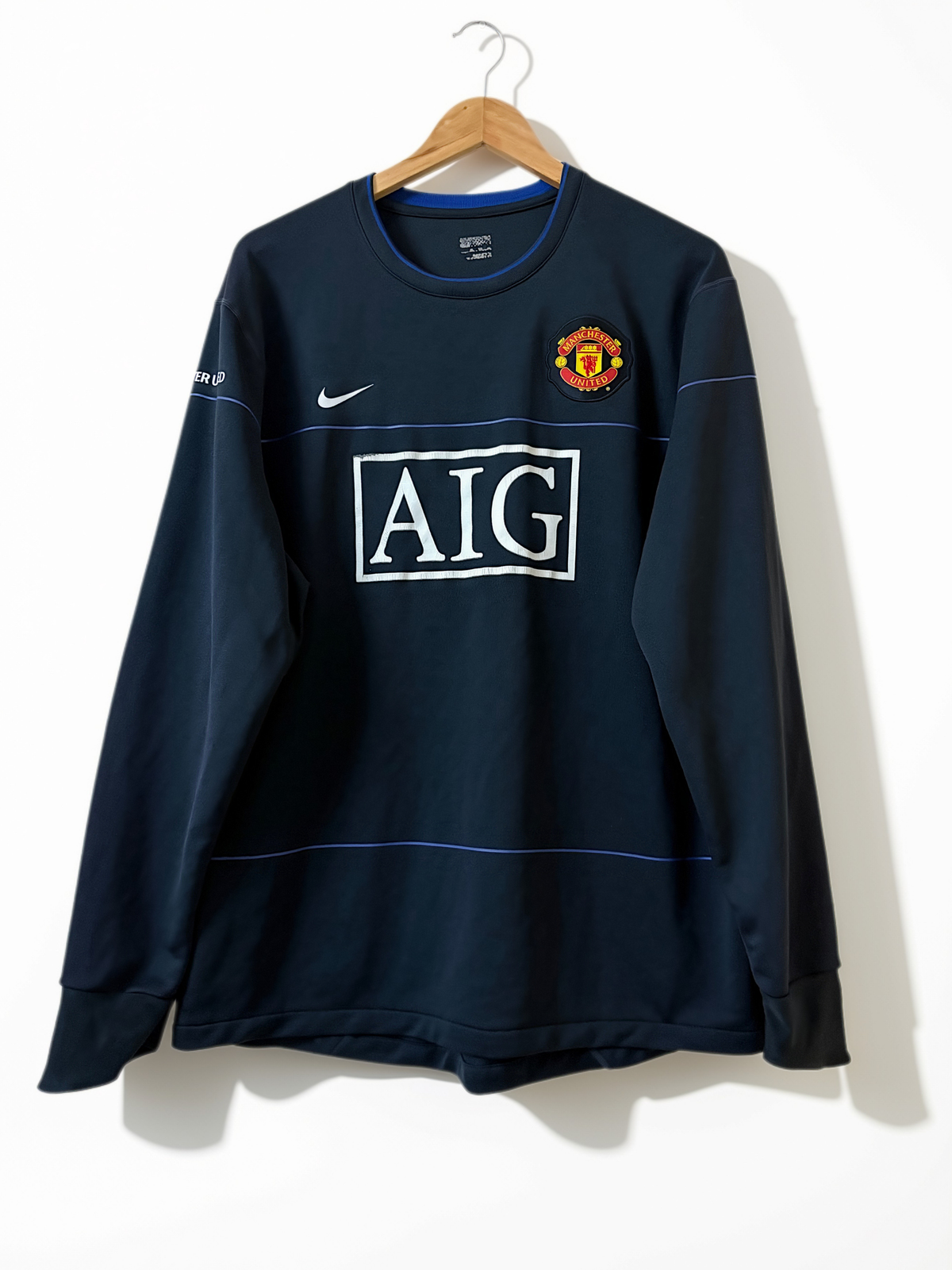 2008-09 Manchester United Nike Sweat Top(Super Rare)
