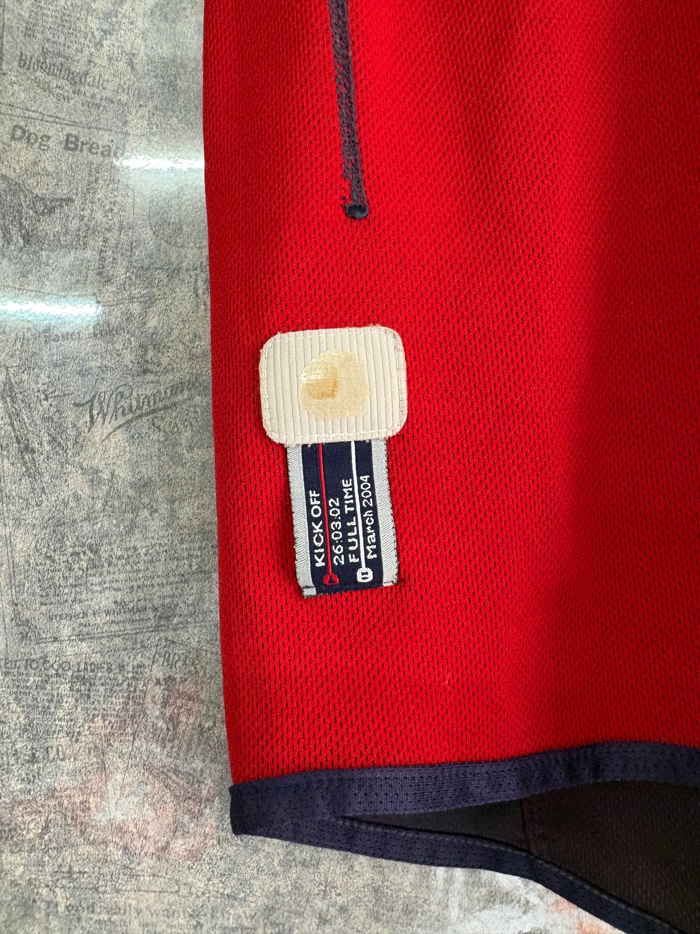 England 2002 away World Cup Jersey