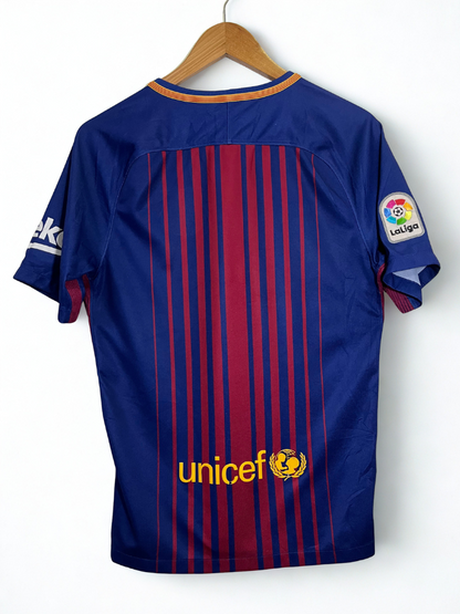 Back View Barcelona 2017‑18 Home Jersey