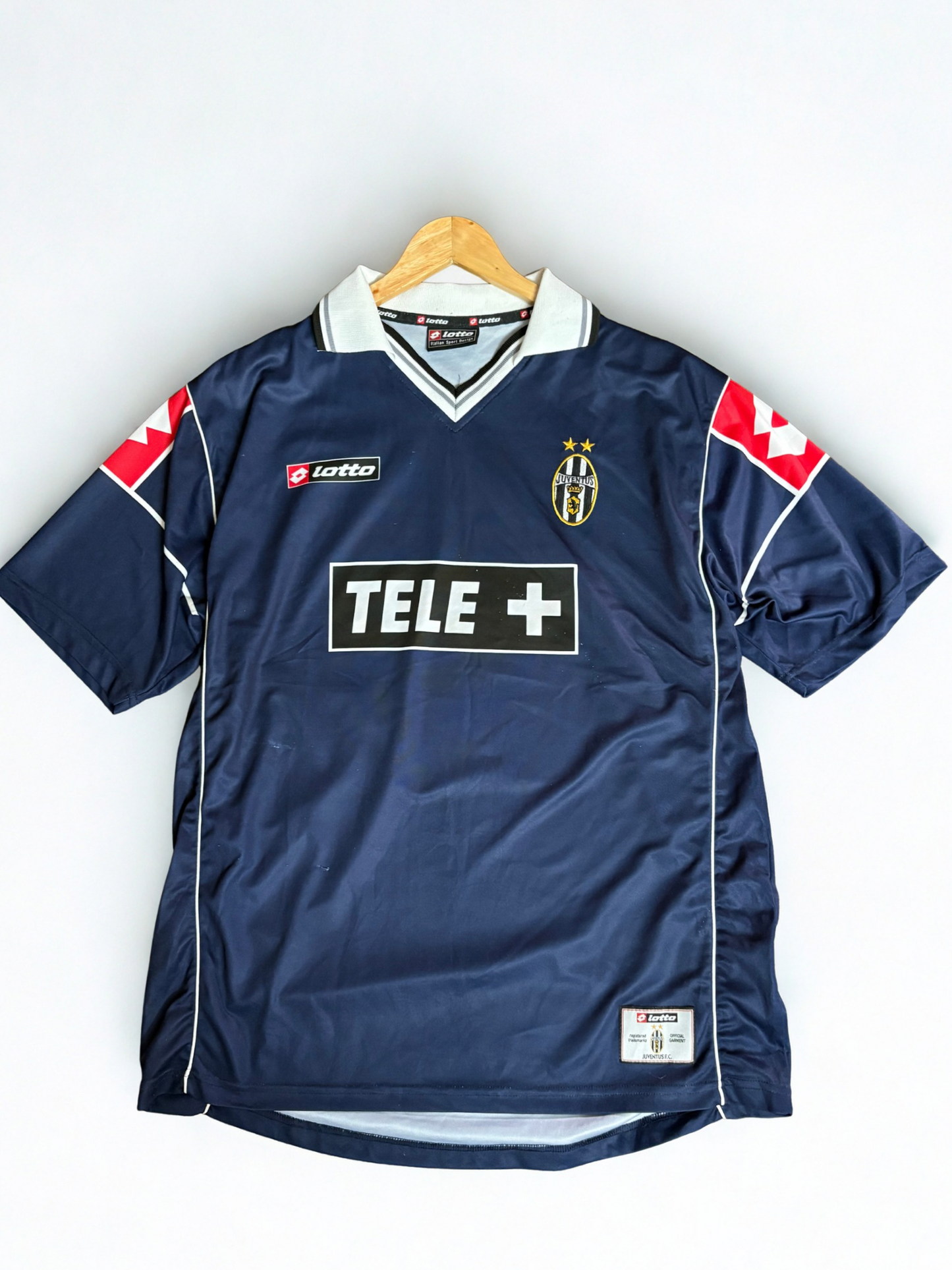 Juventus 2000-01 Retro Jersey by Lotto