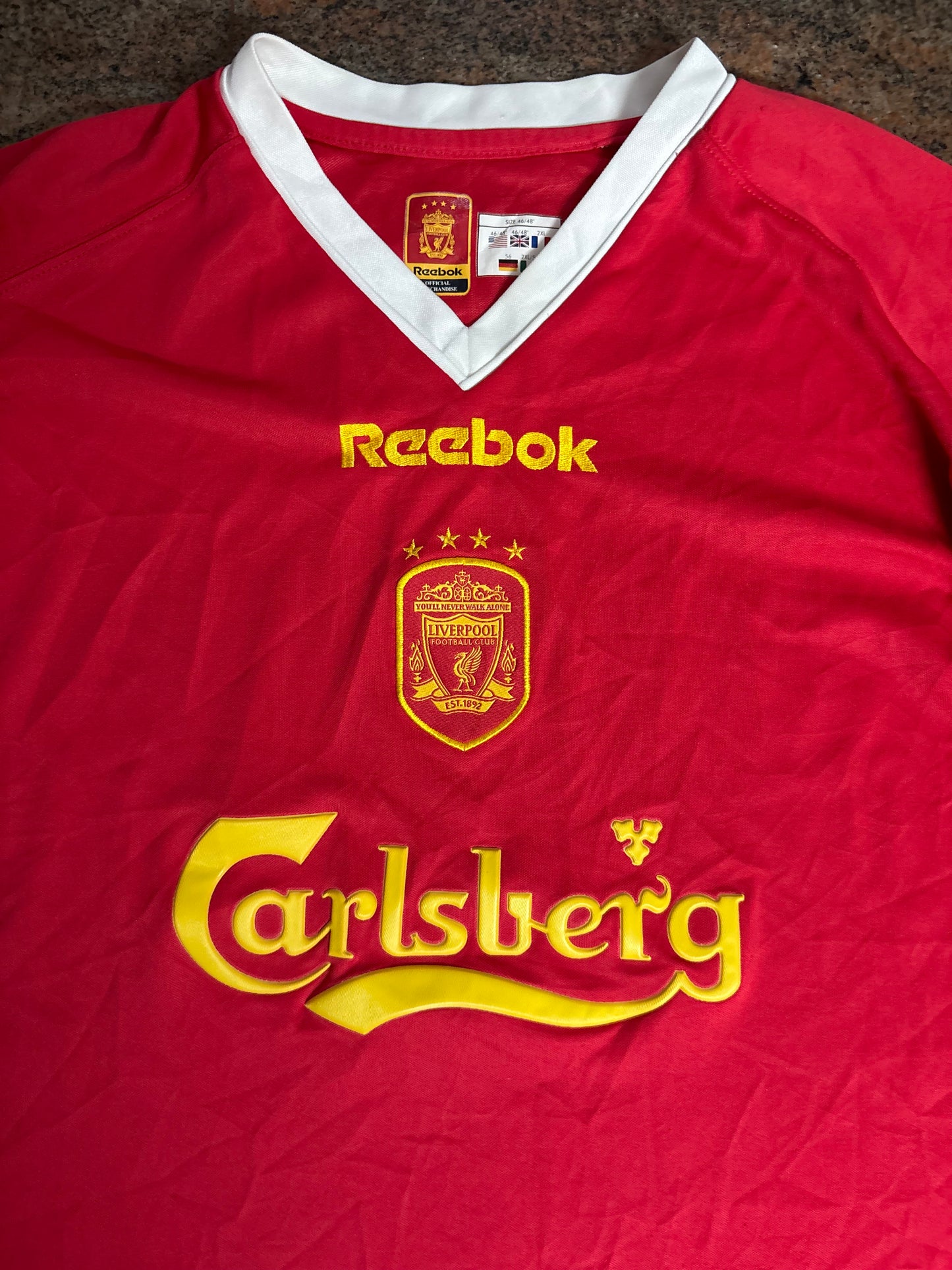 Liverpool 2001 Home(Rare) - 2XL
