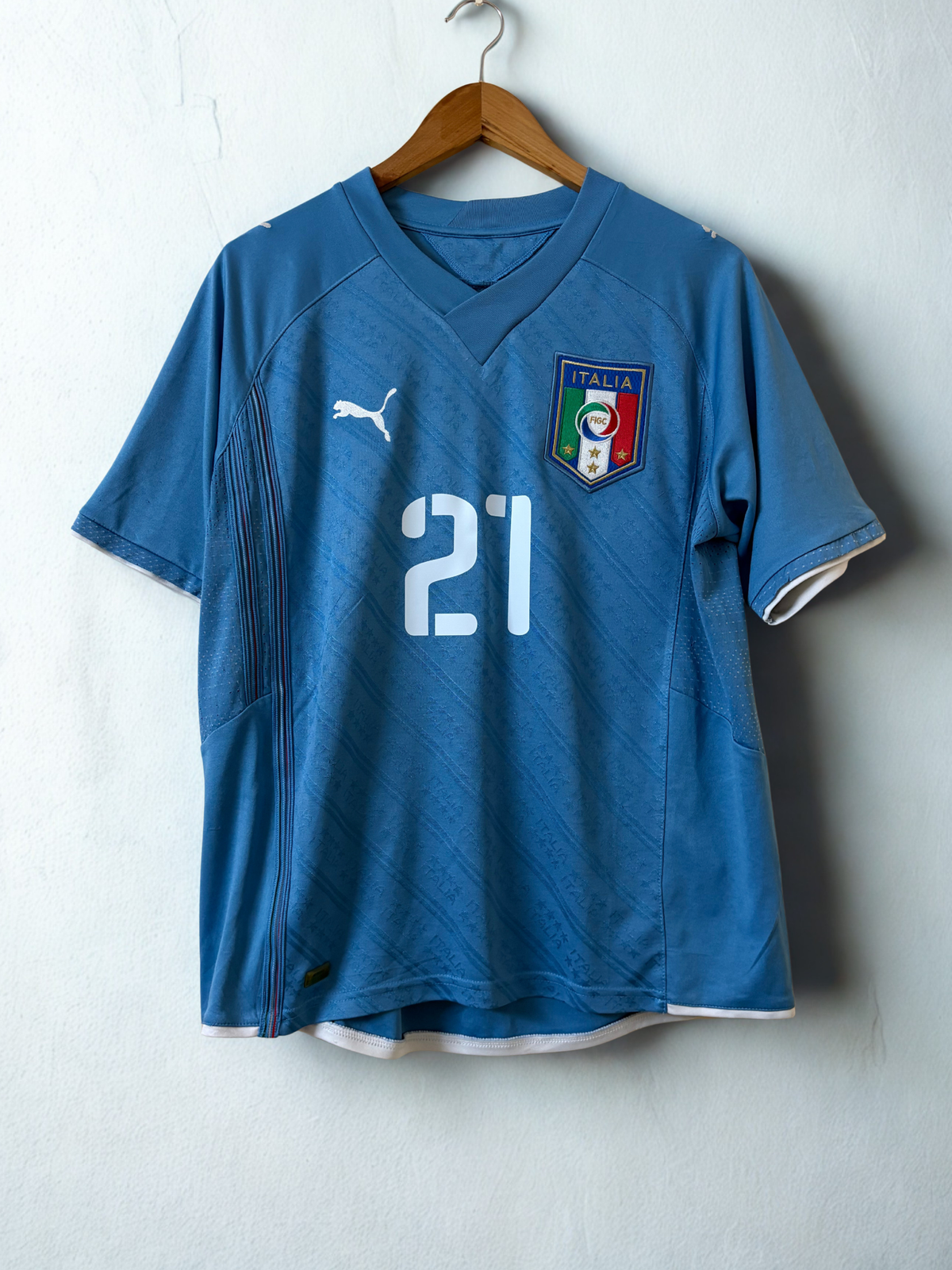 Pirlo x Italy 2009 confederations cup Home(Rare) - Player Version