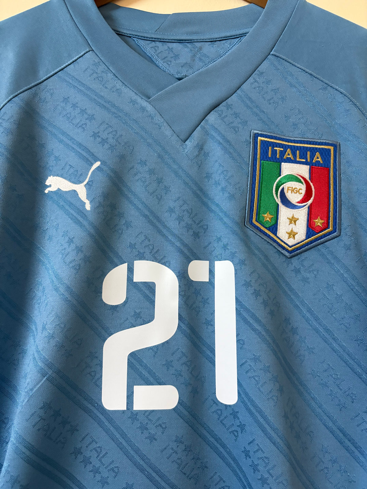 Pirlo x Italy 2009 confederations cup Home(Rare) - Player Version