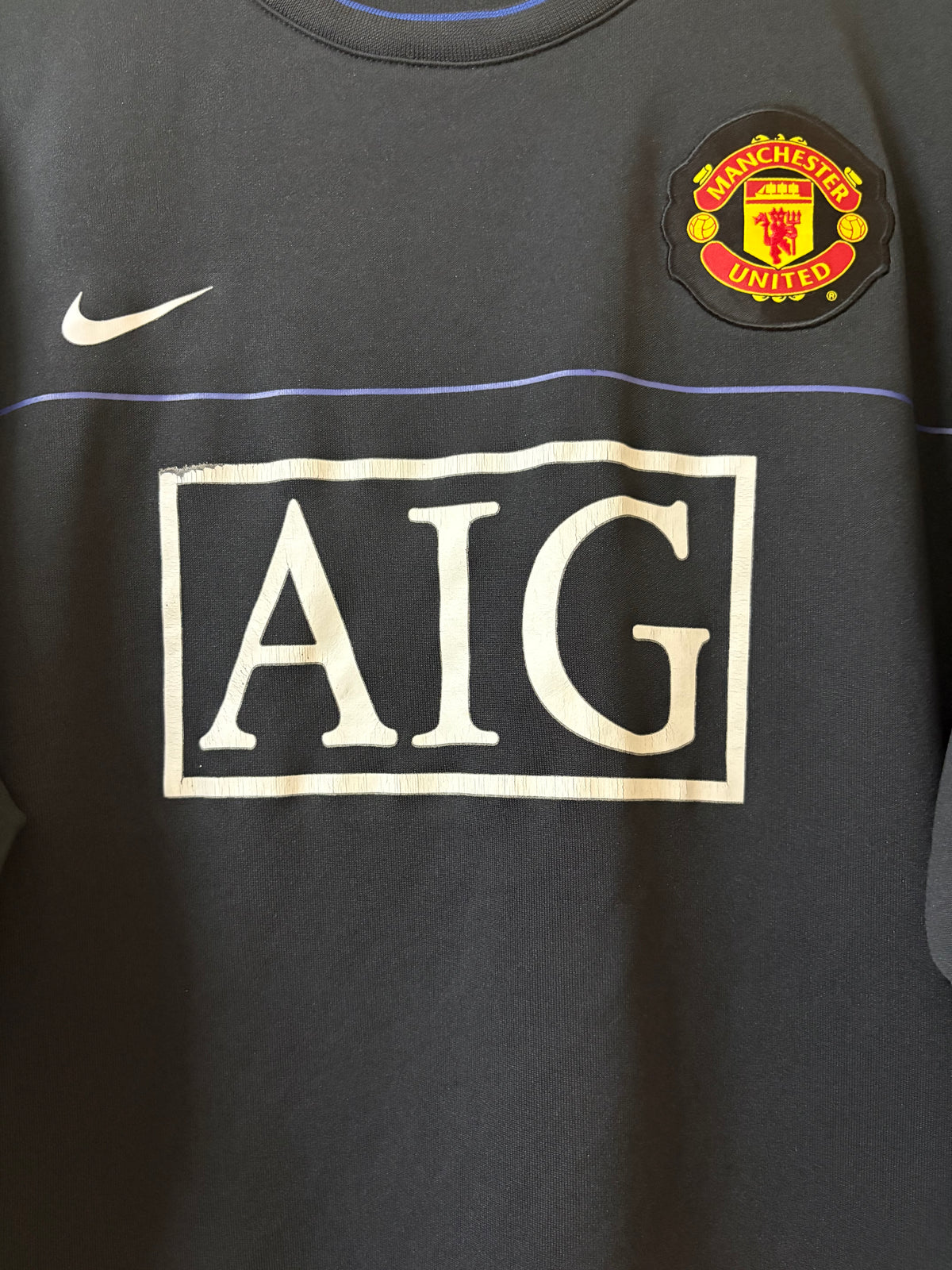2008-09 Manchester United Nike Sweat Top(Super Rare)