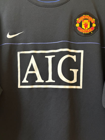 2008-09 Manchester United Nike Sweat Top(Super Rare)