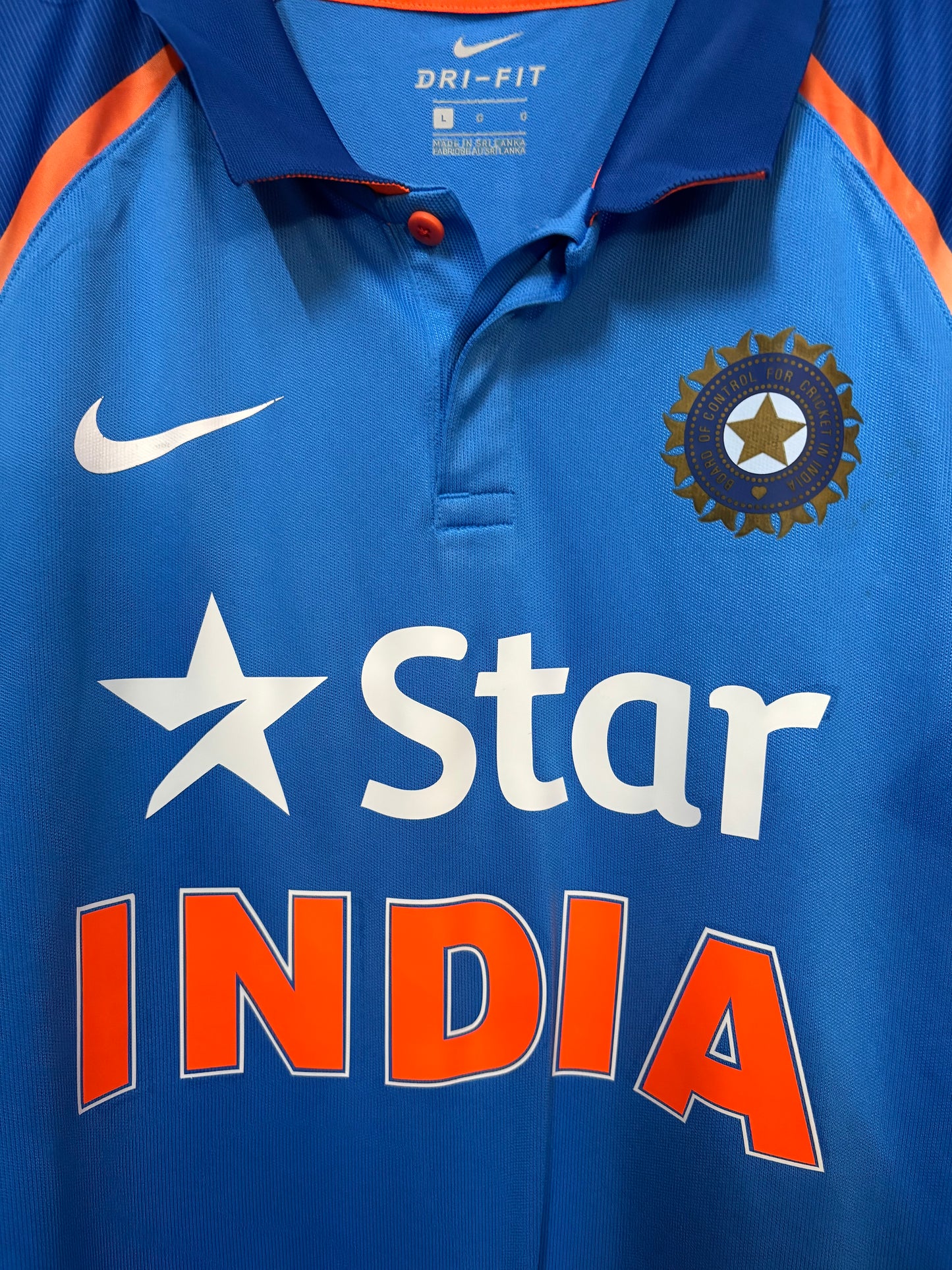 Virat X India Cricket 2016-17 ODI Jersey - Player Edition
