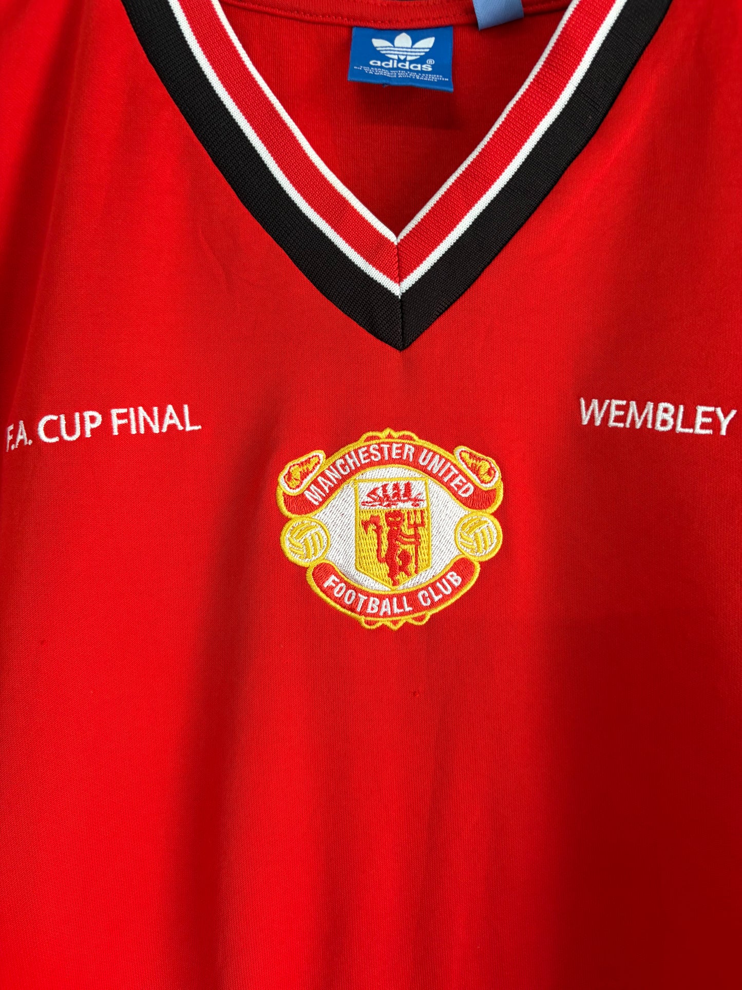 Manchester United 1985 vintage Home Jersey by Adidas Reissue(Supe Rare)
