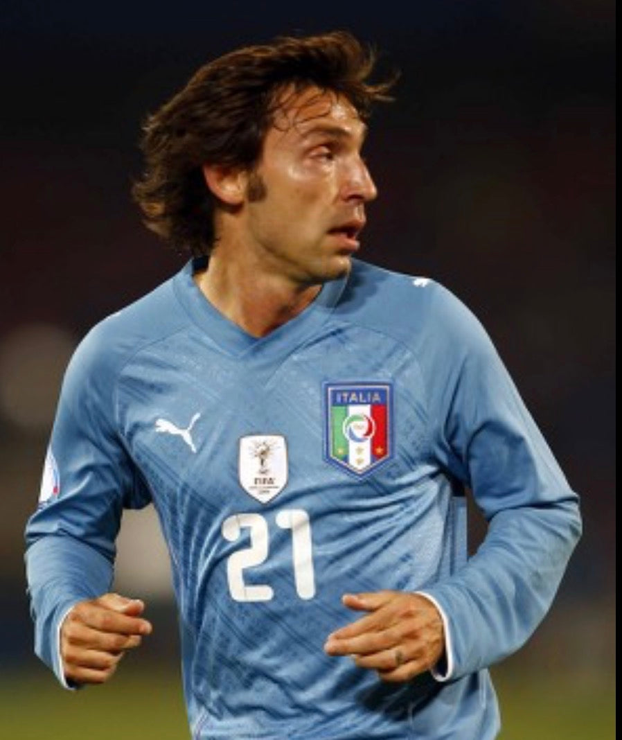 Pirlo x Italy 2009 confederations cup Home(Rare) - Player Version