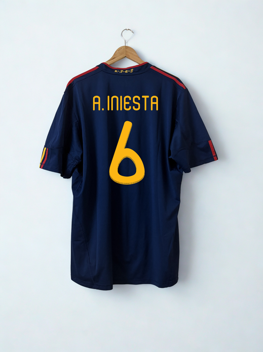 Iniesta x Spain 2010 Away World cup Winner(Super Rare)