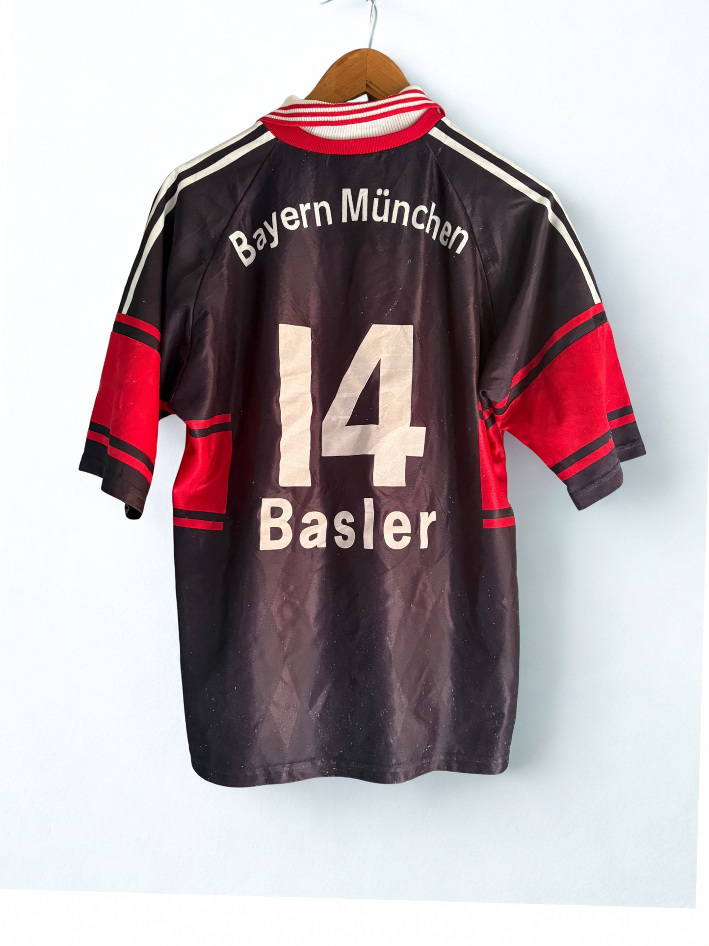 Bayern Munich Retro 1998 Basler Jersye