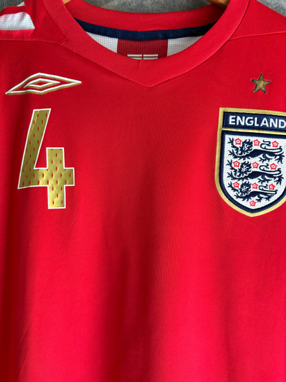 England 2006-08 Away Gerrard Jersey by Umrbo