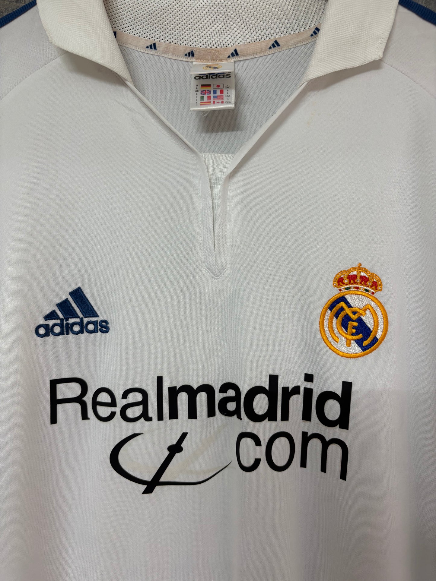 Real Madrid 2001-02 Zidane Home Jersey