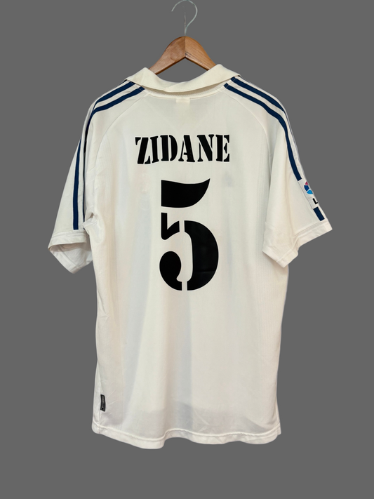 Real Madrid 2001-02 Zidane Home Jersey