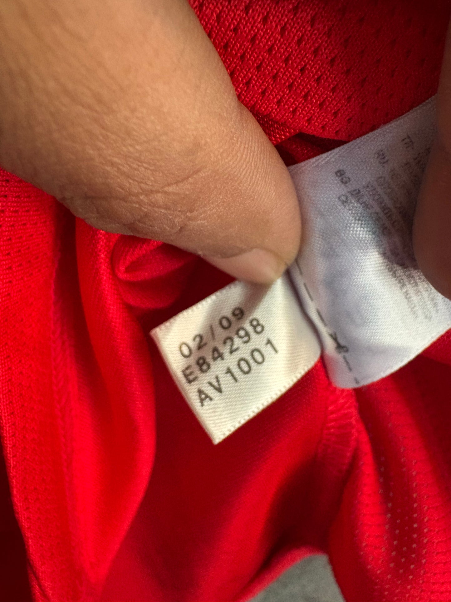 Benfica 2009-10 Home Di Maria Adidas shirt