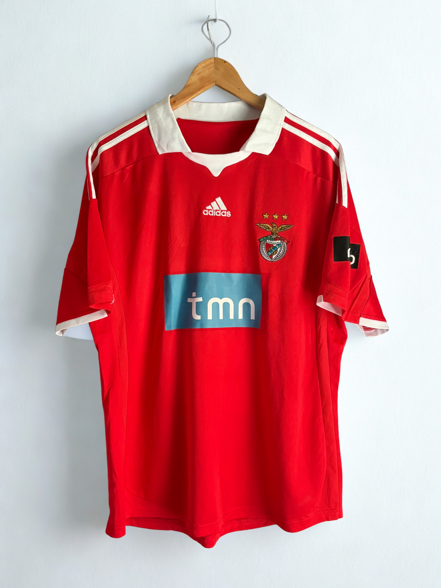 Benfica 2009-10 Home Di Maria Adidas shirt