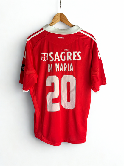 Benfica 2009-10 Home Di Maria Adidas shirt