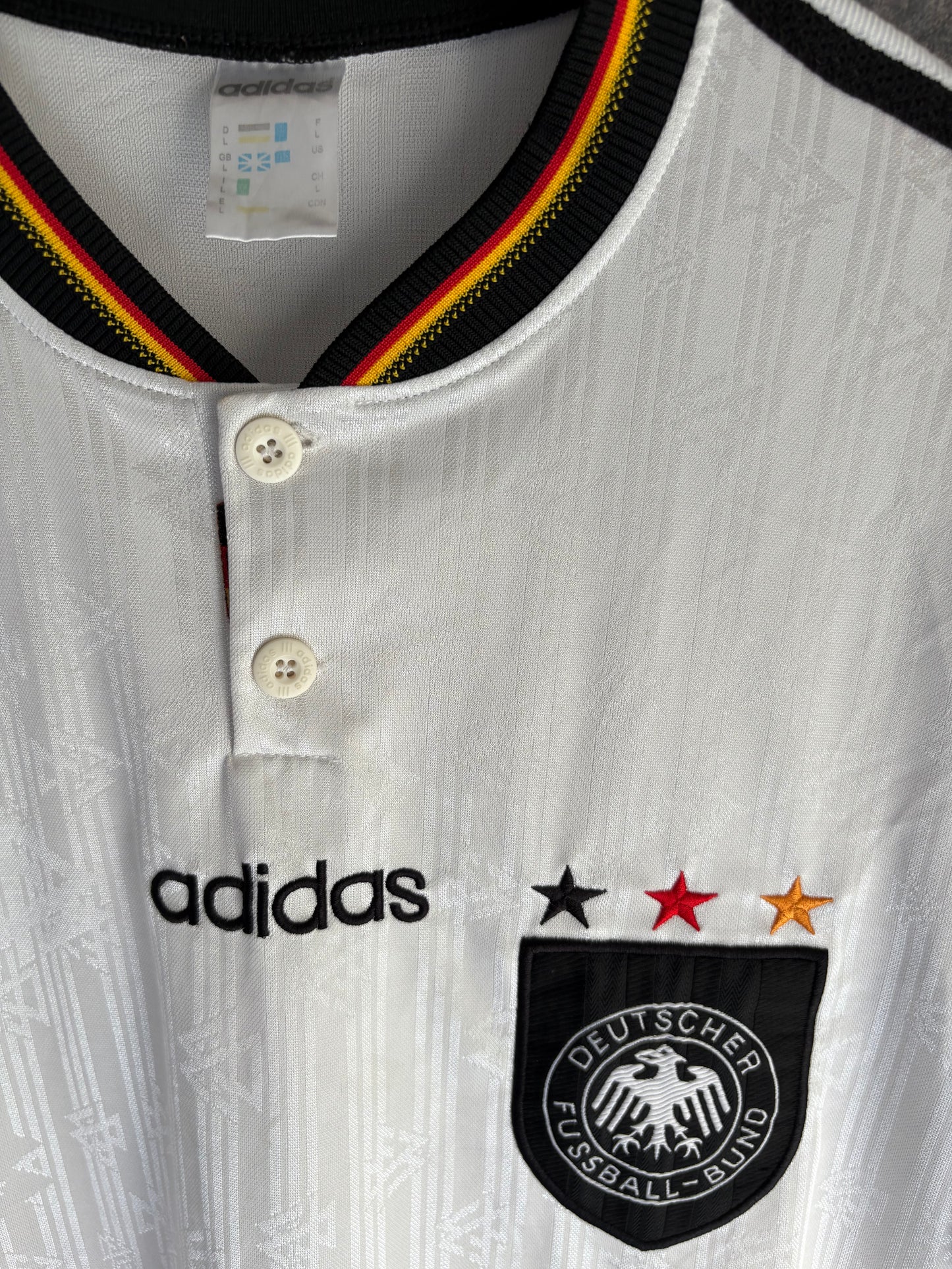 Germany 1996 Euro 1996 Home Jersey