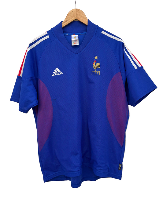 France 2002-04 Adidas Home Retro Player version Jersey