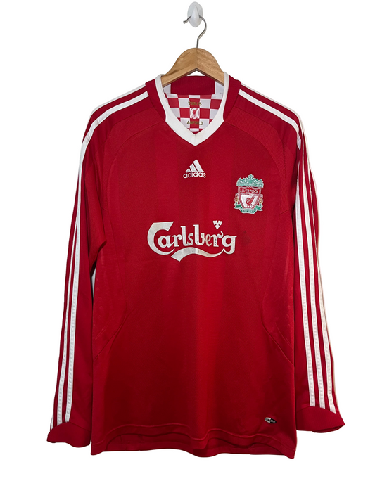 Liverpool Home 2008-09 Full sleeves Gerrad Jersey