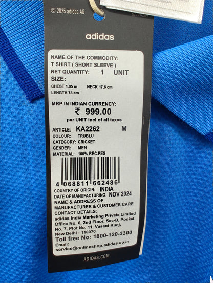 India Cricket Original Fan version Jersey
