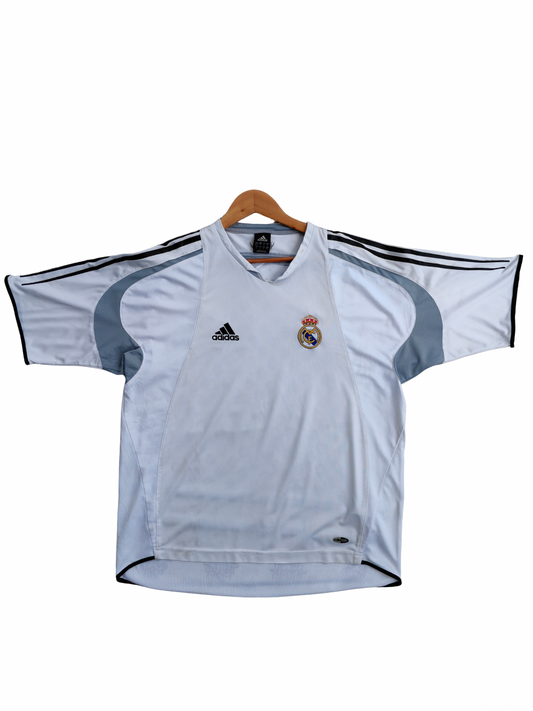 Real Madrid 2004 Pre-Match Player version Jersey | Retro Adidas Training Shirt
