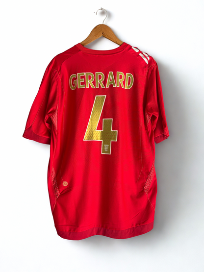 England 2006-08 Away Gerrard Jersey by Umrbo