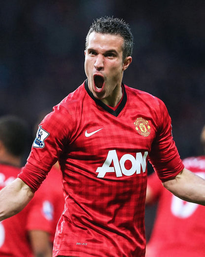 V.Persie x Manchester United 2012-13 Home(Rare)-XL