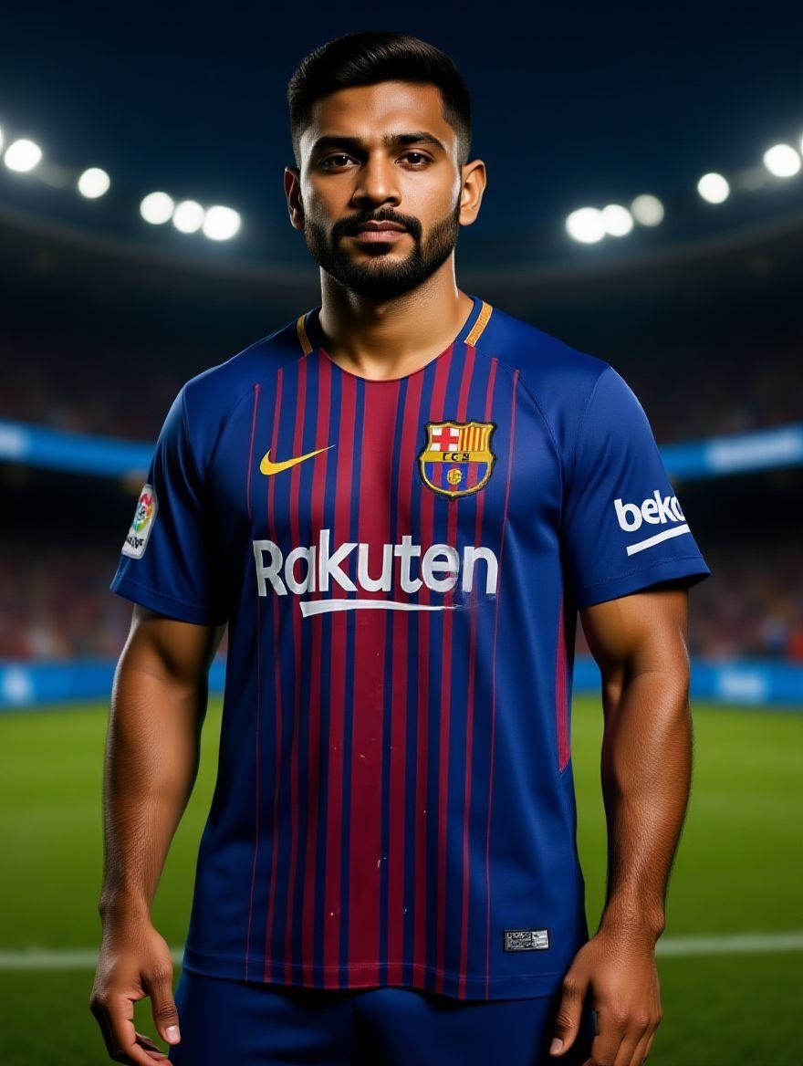 Barcelona 2017-18 Home Jersey | Retro Nike Football Shirt