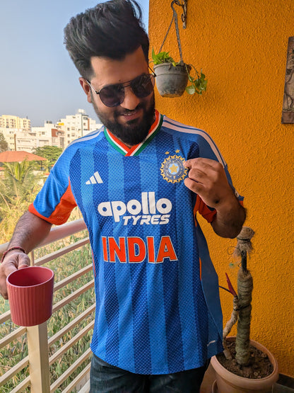 India Cricket 2026 T20 World Cup Jersey - Player Edition