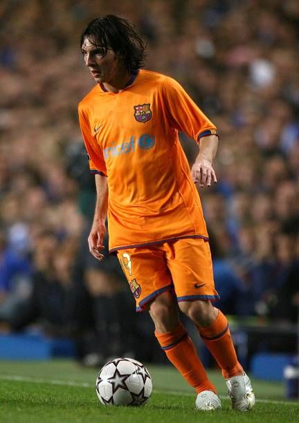 Messi x 2006-08 Barcelona Away(Super Rare)