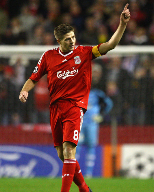 Liverpool Home 2008-09 Full sleeves Gerrad Jersey